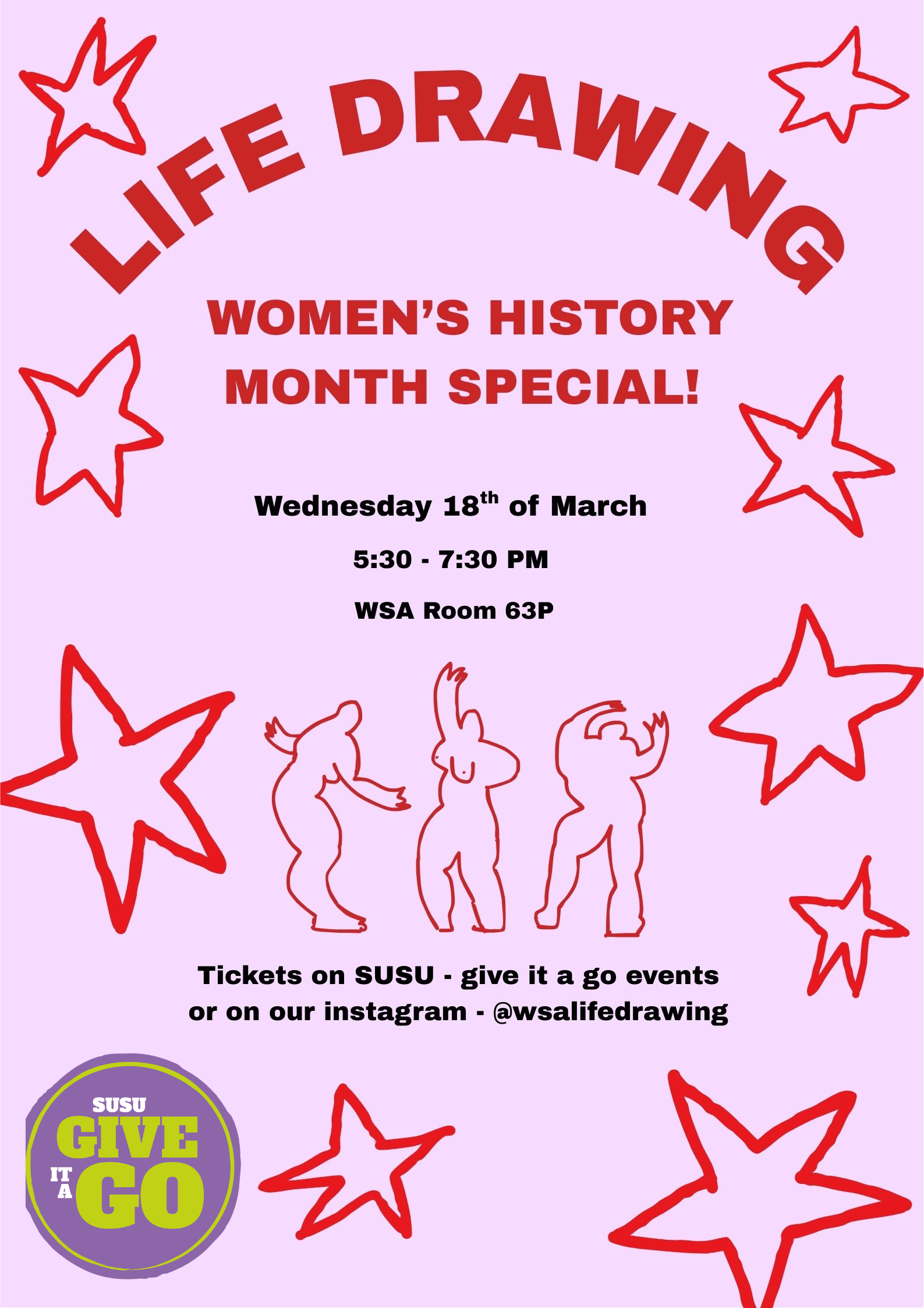 Give It A Go: WSA Life Drawing Taster Session